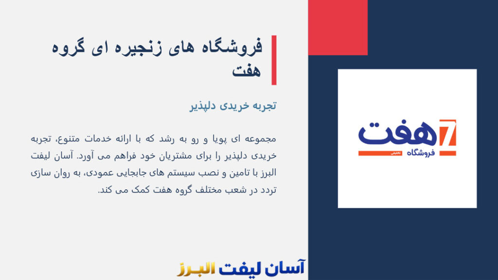 مشتریان ما (فروشگاه های زنجیره ای گروه هفت)